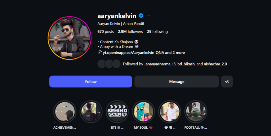 Aryan Kelvin Dhanbad Success Story