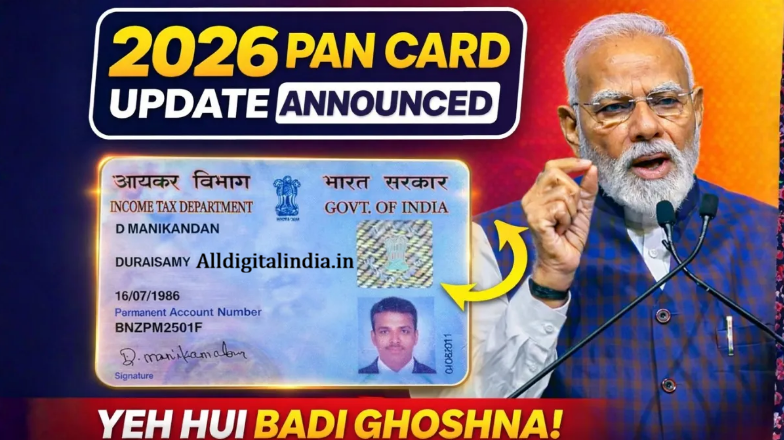 Pan Card Update Release 2026 