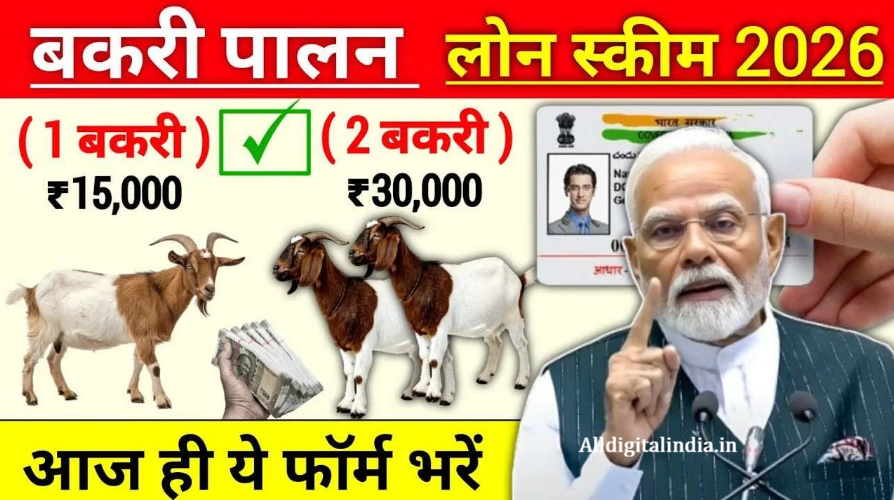 Bakri Palan Loan Yojana 2026