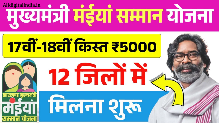 Maiya Samman Yojana 18th Kist Out